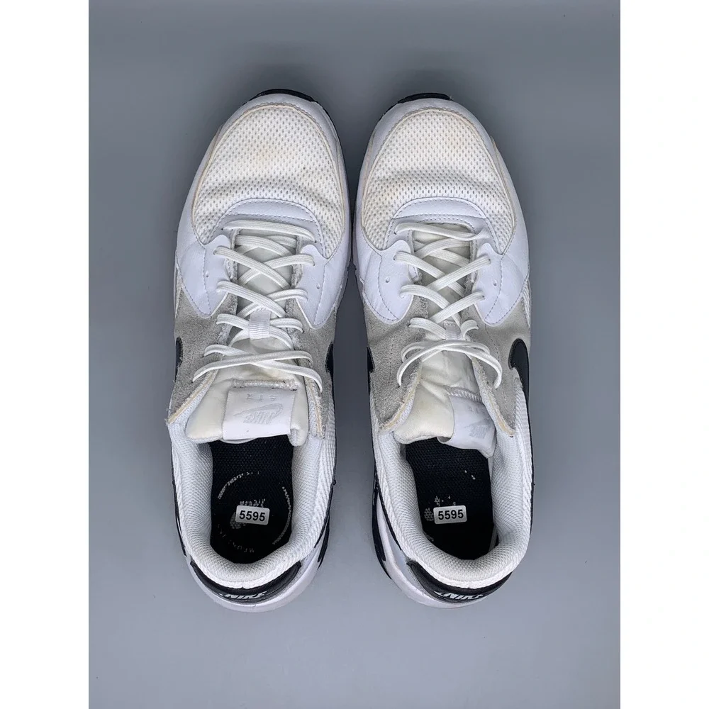 Nike Air Max Excee White Black Grey Running Shoes FN7304-100 Men's Sz 12